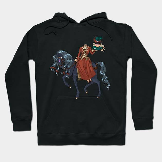 Dullahan Headless Horsewoman Rider MONSTER GIRLS Series I Hoodie by angelasasser